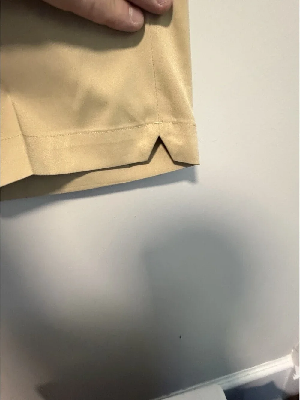 Brooks Brothers Performance Series Stretch Chino Pants 38x34 Khaki Tan V-Notch